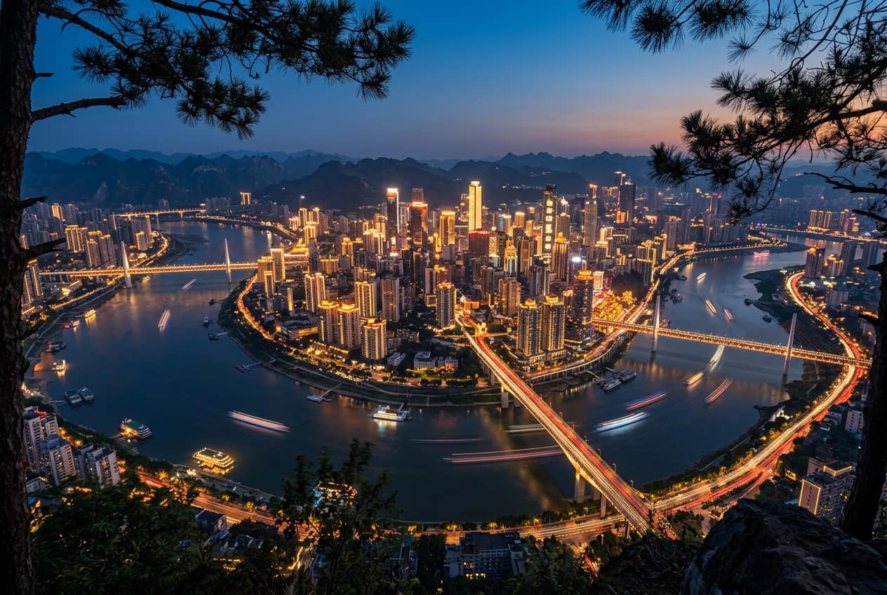 Nanshan One-Tree Viewpoint, Chongqing, China — visitor guide